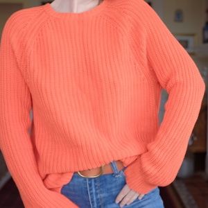 *SALE* Orange Oversized Knit Sweater